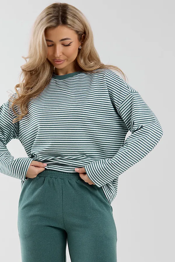 Костюм с брюками 53014 НАТАЛИ, изумруд - фото 2