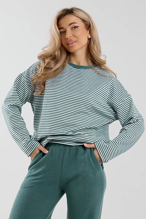 Костюм с брюками 53014 НАТАЛИ, изумруд - фото 2