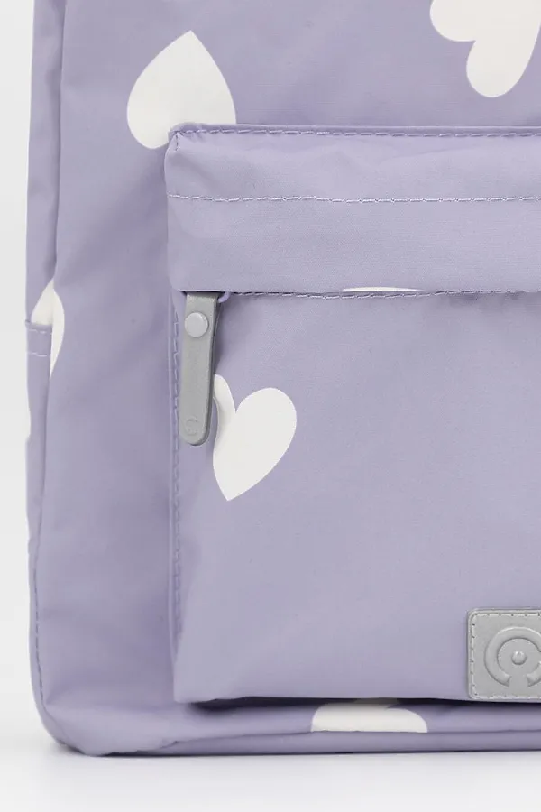 Рюкзак CROCKID, сиреневый, красивые сердца - фото 2