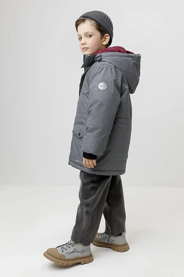 Куртка CROCKID, серый, твид - фото 2