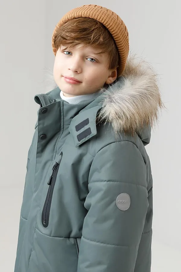 Пальто CROCKID, темно-зеленый - фото 2