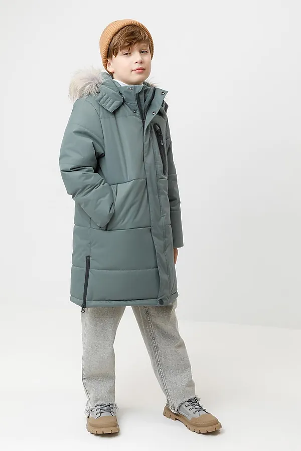 Пальто CROCKID, темно-зеленый - фото 2