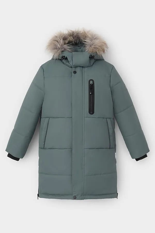 Пальто CROCKID, темно-зеленый - фото 2