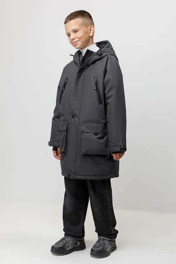 Парка CROCKID, темно-серый - фото 2