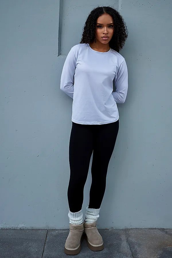 Лонгслив база НАТАЛИ, белый - фото 2