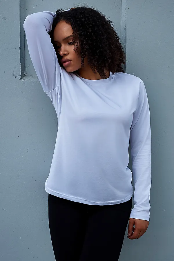 Лонгслив база НАТАЛИ, белый - фото 2