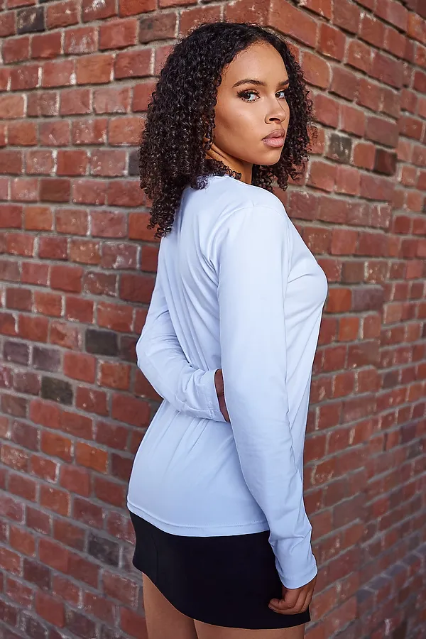 Лонгслив база НАТАЛИ, белый - фото 2