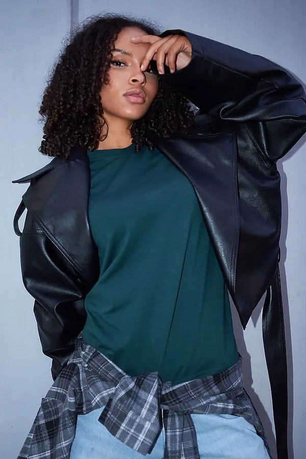 Лонгслив база НАТАЛИ, зеленый - фото 2