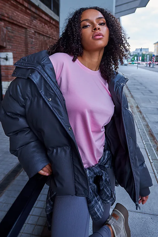 Лонгслив база НАТАЛИ, розовый - фото 2