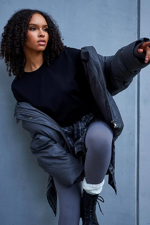 Лонгслив база НАТАЛИ, черный - фото 2