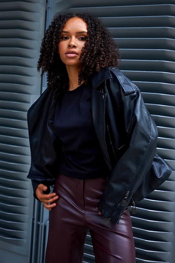 Лонгслив база НАТАЛИ, черный - фото 2