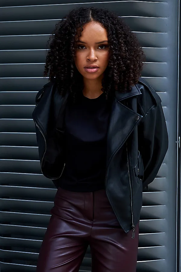 Лонгслив база НАТАЛИ, черный - фото 2