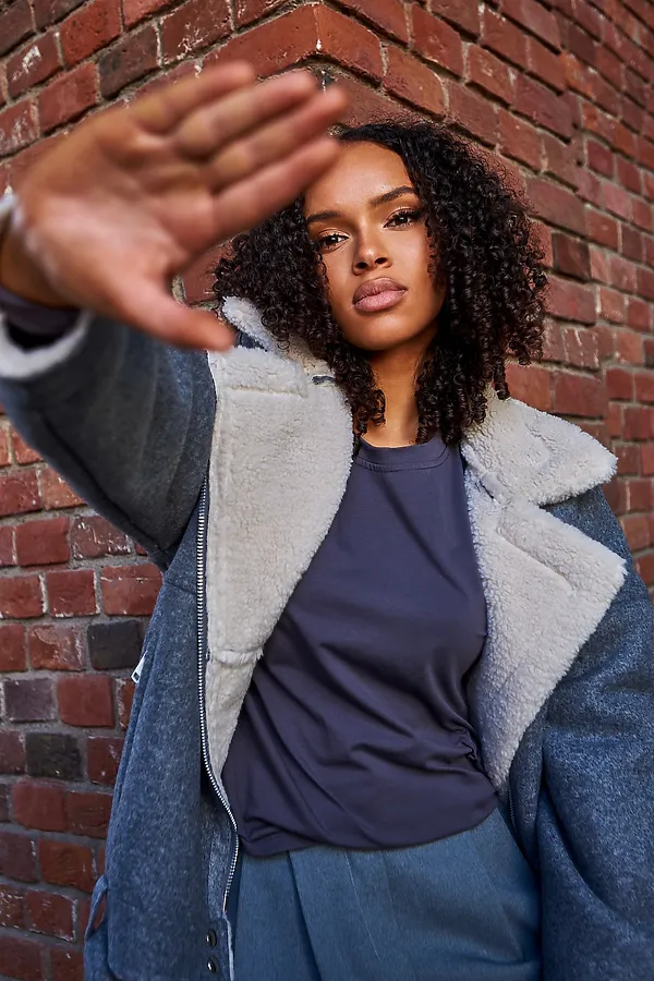 Лонгслив база НАТАЛИ, графит - фото 2