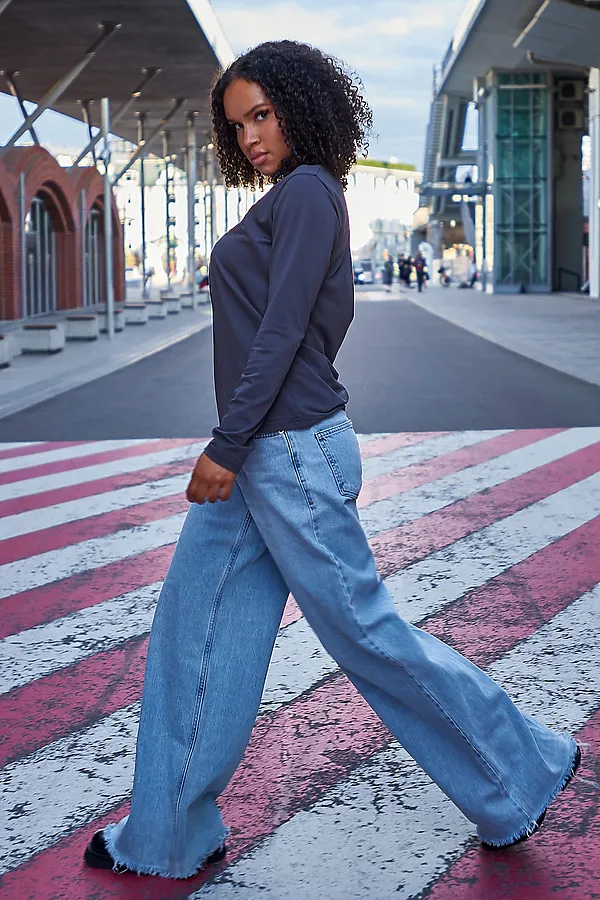 Лонгслив база НАТАЛИ, графит - фото 2