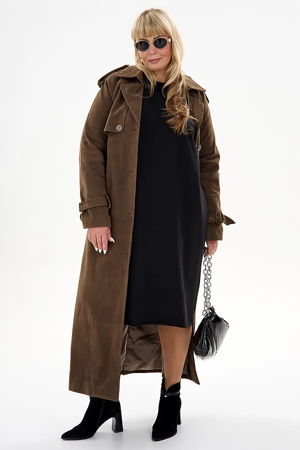 Платье футер-реглан НАТАЛИ, черный - фото 2