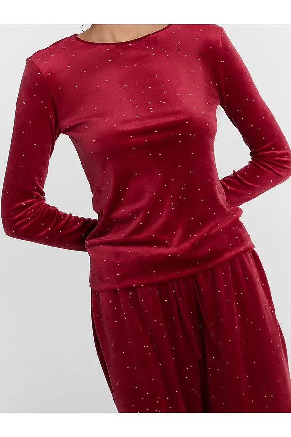 Пижама MARK FORMELLE, белый горошек на т.красном - фото 2