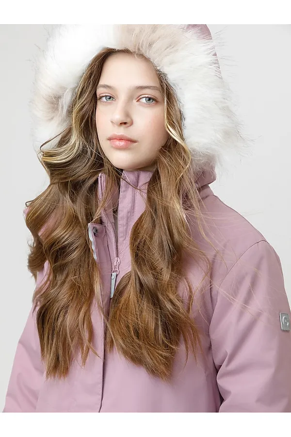 Пальто CROCKID, сирень - фото 2