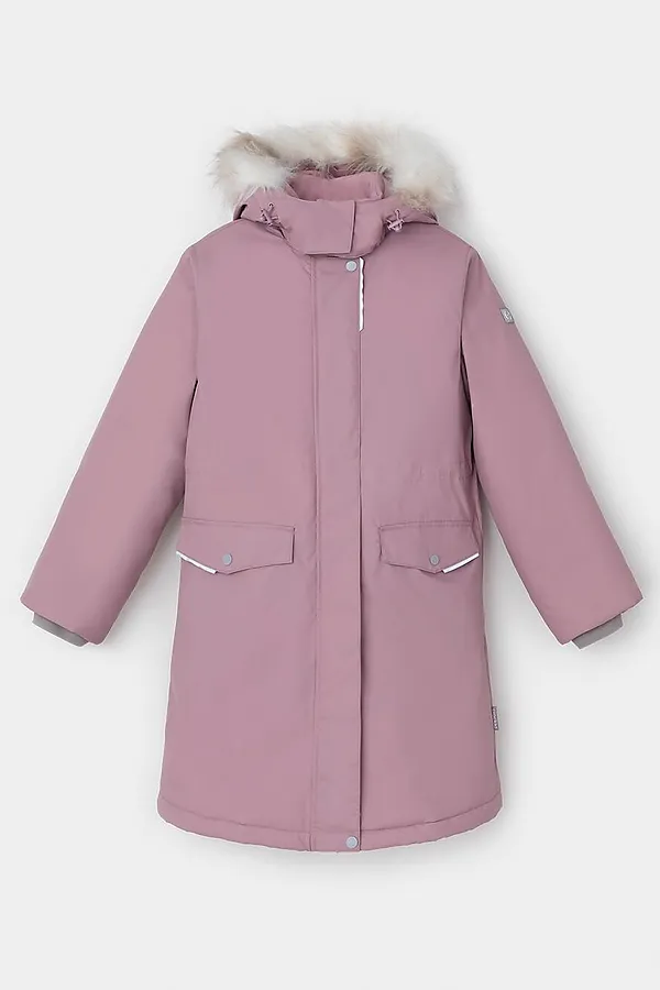Пальто CROCKID, сирень - фото 2