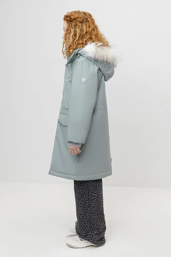Пальто CROCKID, серо-зеленый - фото 2