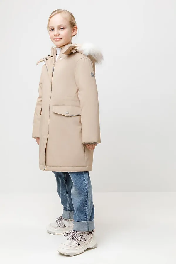 Пальто CROCKID, лунный свет - фото 2