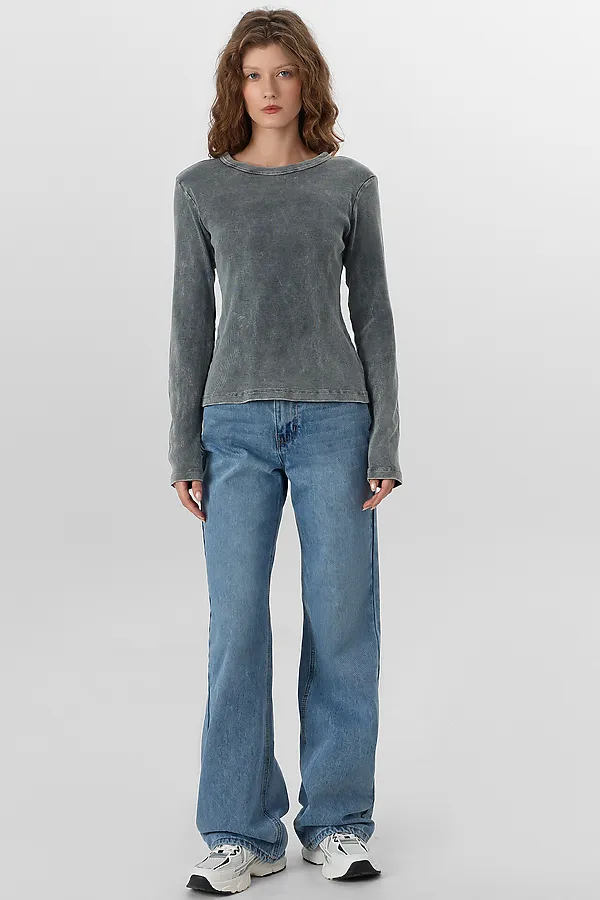 Джемпер MARK FORMELLE, acid wash металлический - фото 2