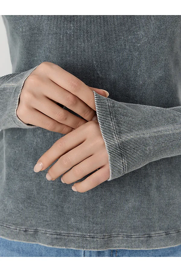 Джемпер MARK FORMELLE, acid wash металлический - фото 2