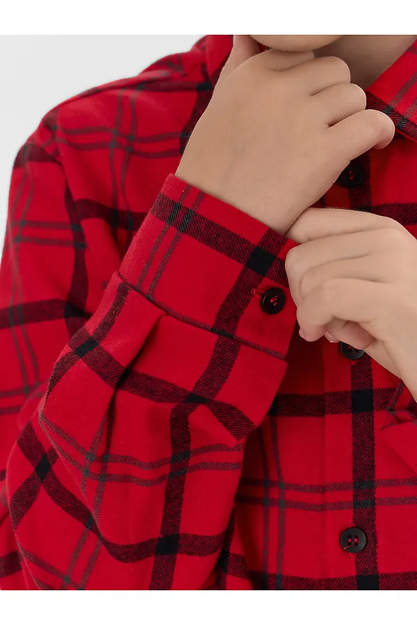 Рубашка MARK FORMELLE, красно -черная клетка - фото 2