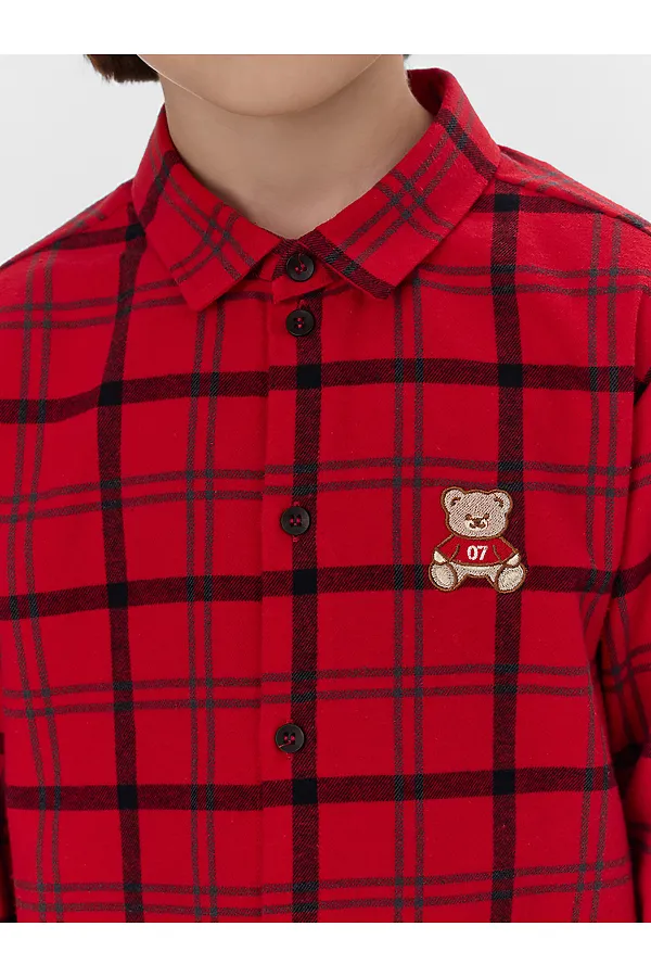 Рубашка MARK FORMELLE, красно -черная клетка - фото 2