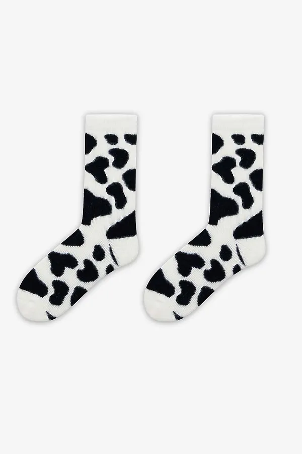 Носки MARK FORMELLE, молочный /черный - фото 2