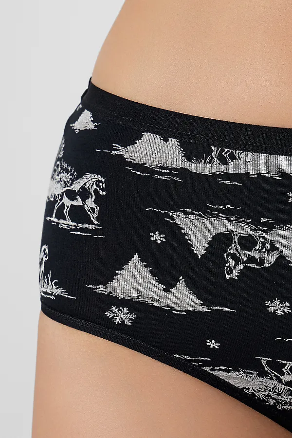 Трусы MARK FORMELLE, лошади на черном - фото 2