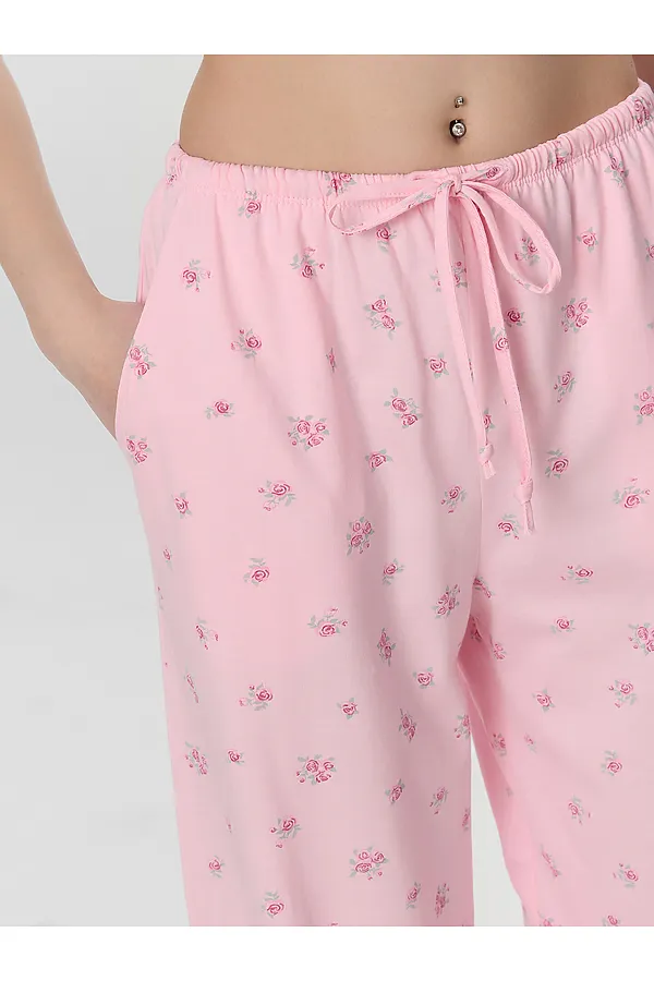 Брюки MARK FORMELLE, розы на розовом - фото 2