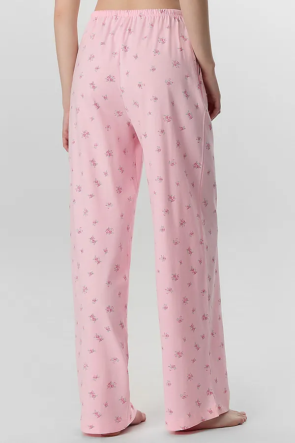 Брюки MARK FORMELLE, розы на розовом - фото 2