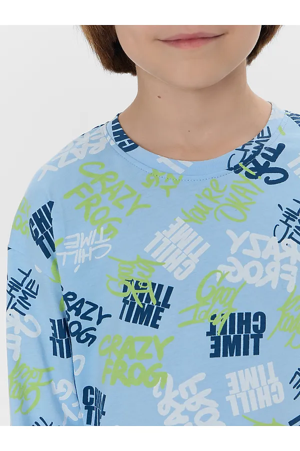 Пижама MARK FORMELLE, надписи на небе - фото 2