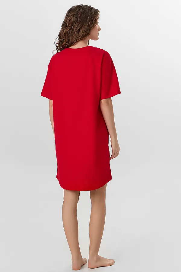 Сорочка ночная MARK FORMELLE, красный +печать2 - фото 2