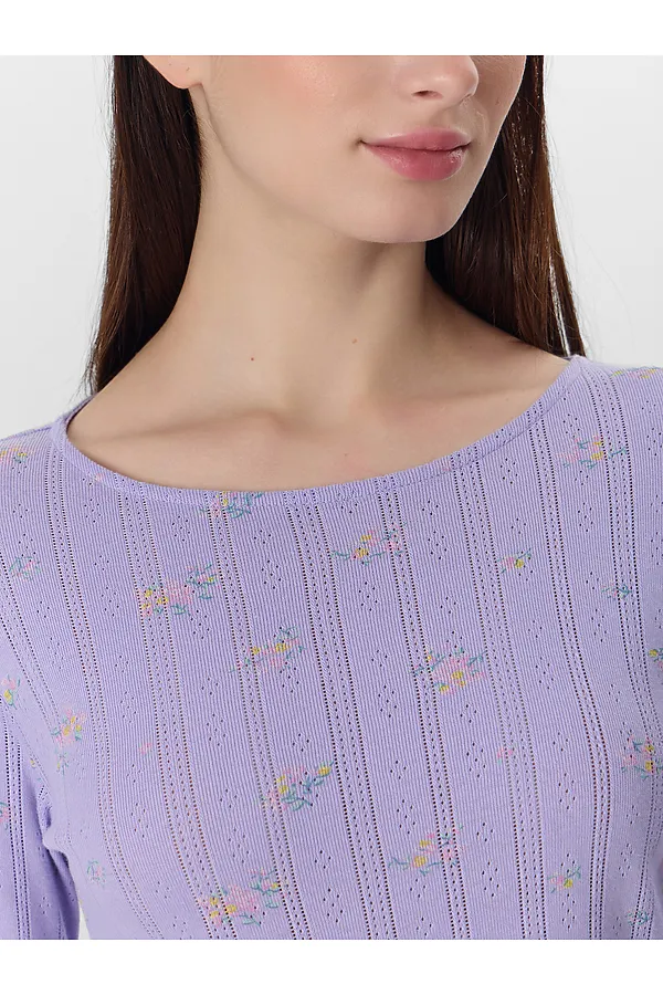 Сорочка ночная MARK FORMELLE, цветы на лаванде - фото 2
