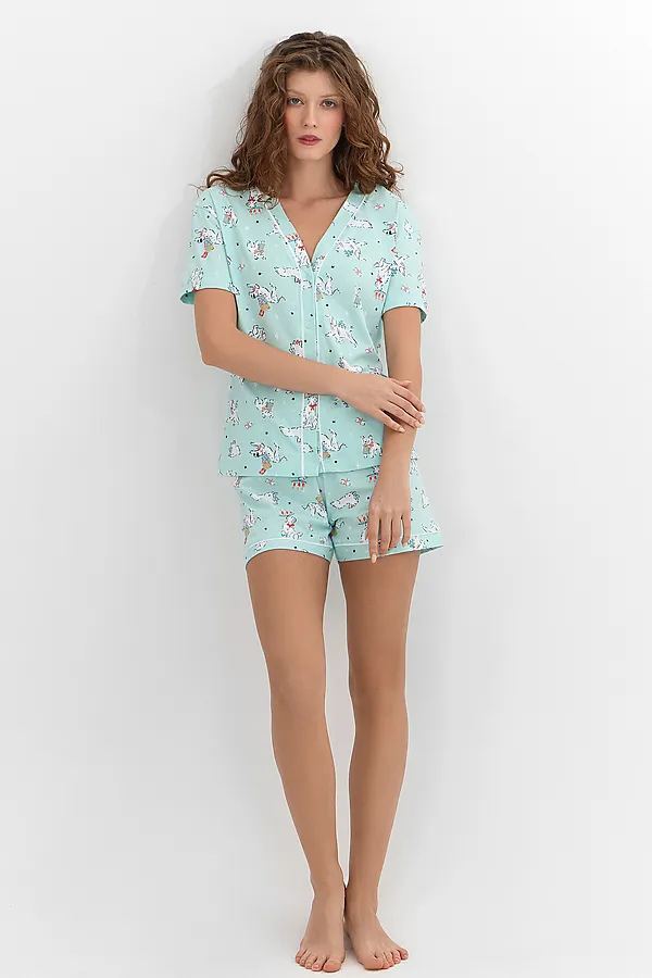 Пижама MARK FORMELLE, собаки на мяте - фото 2