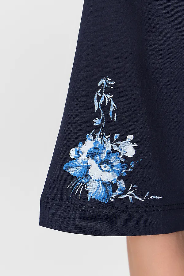 Пижама MARK FORMELLE, т.синий +печать - фото 2