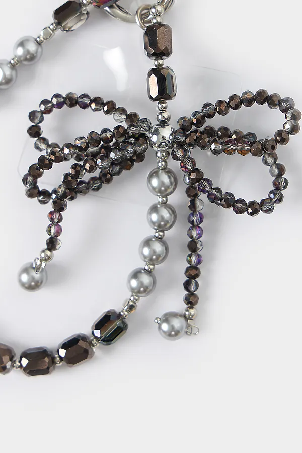 Брелок MARK FORMELLE, черный +жемчужный - фото 2