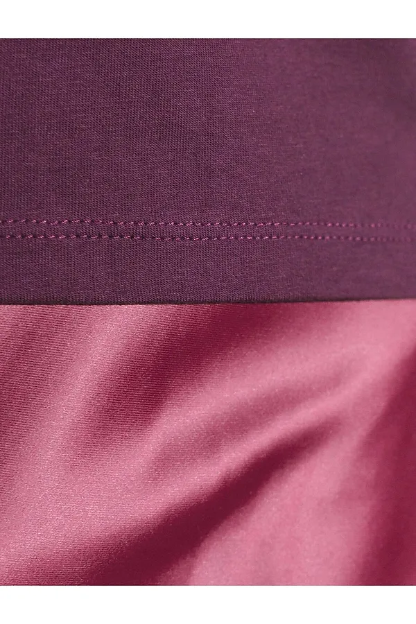 Футболка VILATTE, бургунди_stripes - фото 2