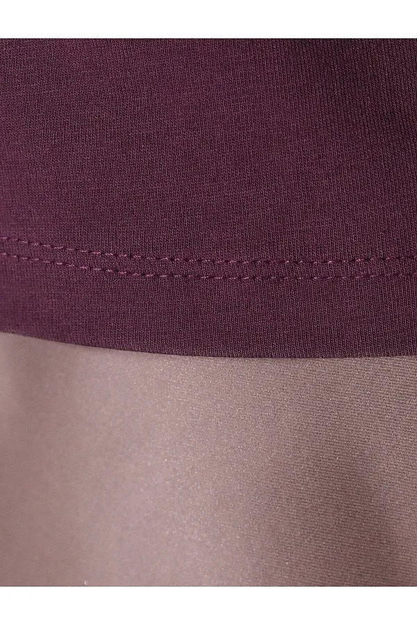 Футболка VILATTE, бургунди_цветок - фото 2