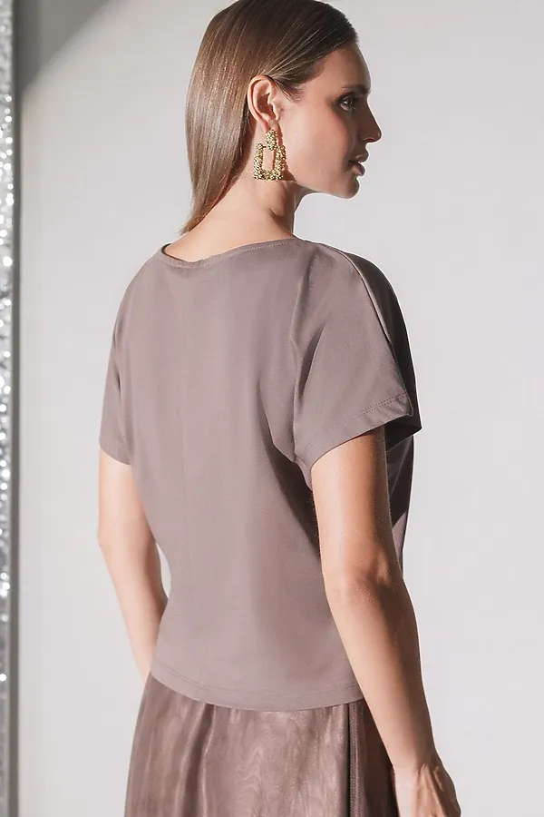 Футболка VILATTE, кофейный_star - фото 2