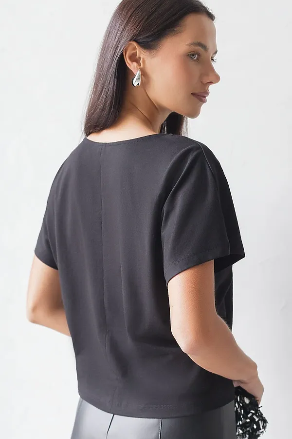 Футболка VILATTE, черный_stripes - фото 2