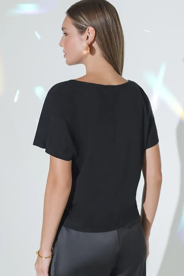 Футболка VILATTE, черный_цветок - фото 2