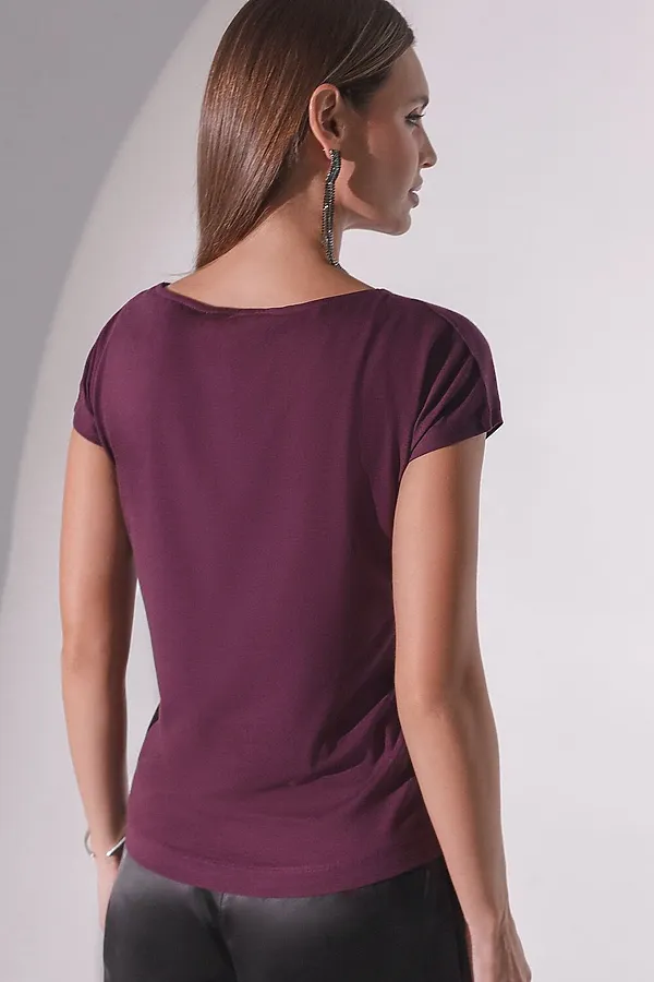 Футболка VILATTE, бургунди_зебра - фото 2