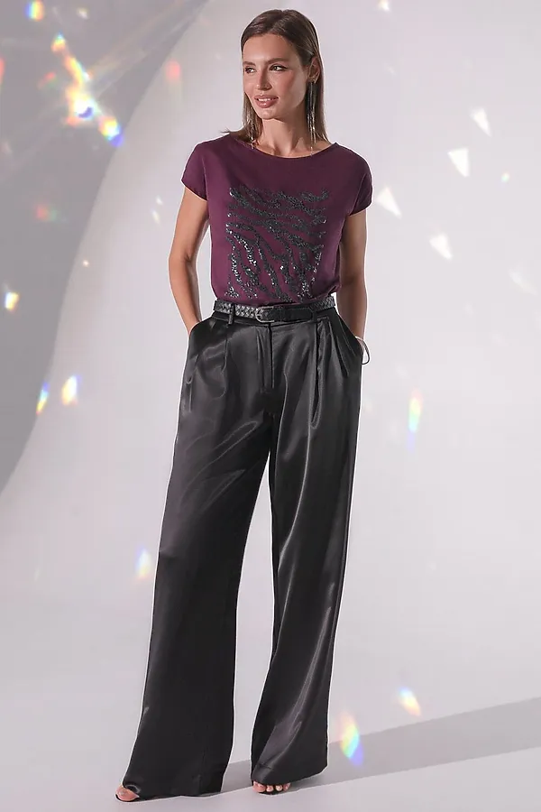 Футболка VILATTE, бургунди_зебра - фото 2