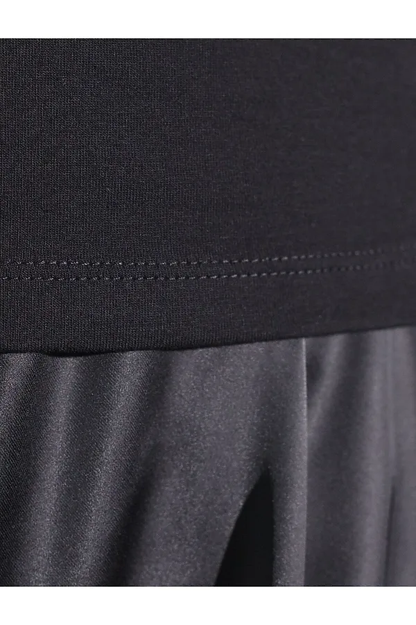 Футболка VILATTE, черный_листики - фото 2