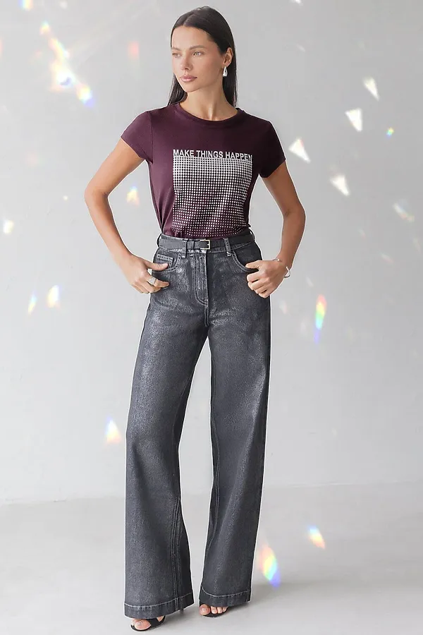 Футболка VILATTE, бургунди_things - фото 2