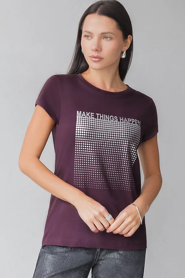 Футболка VILATTE, бургунди_things - фото 2