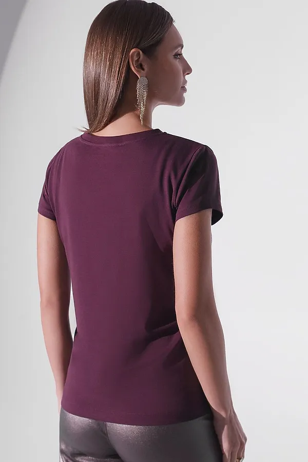 Футболка VILATTE, бургунди_wine_not - фото 2