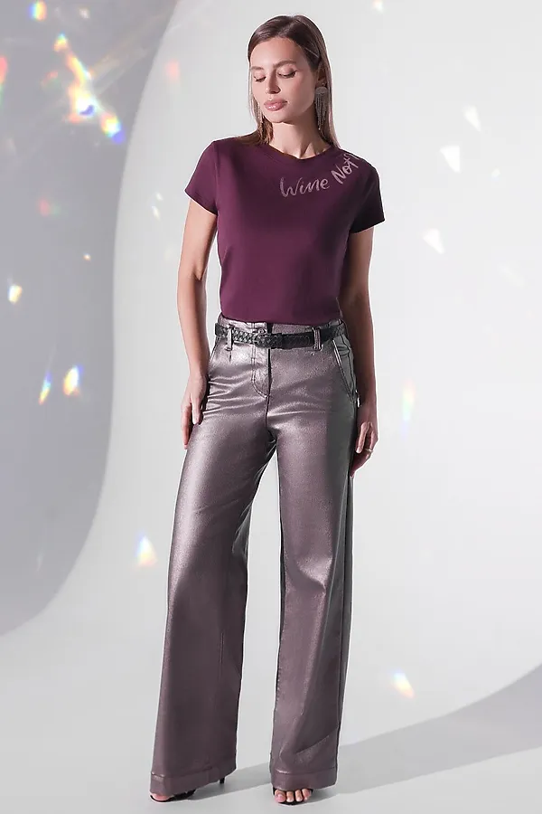 Футболка VILATTE, бургунди_wine_not - фото 2